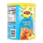 Lipton Iced Tea Mix, Lemon (Natural Flavour, Sweetened Iced Tea Mix)